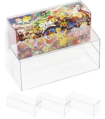 ポケモンカードBOX用アクリルケース　3ボックス Amazon.co.jp: ポケモンカード BOX用 アクリルケース 厚手 UVカット